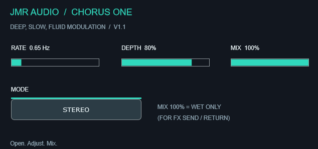 Chorus One plugin interface
