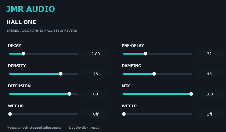 Hall One plugin interface
